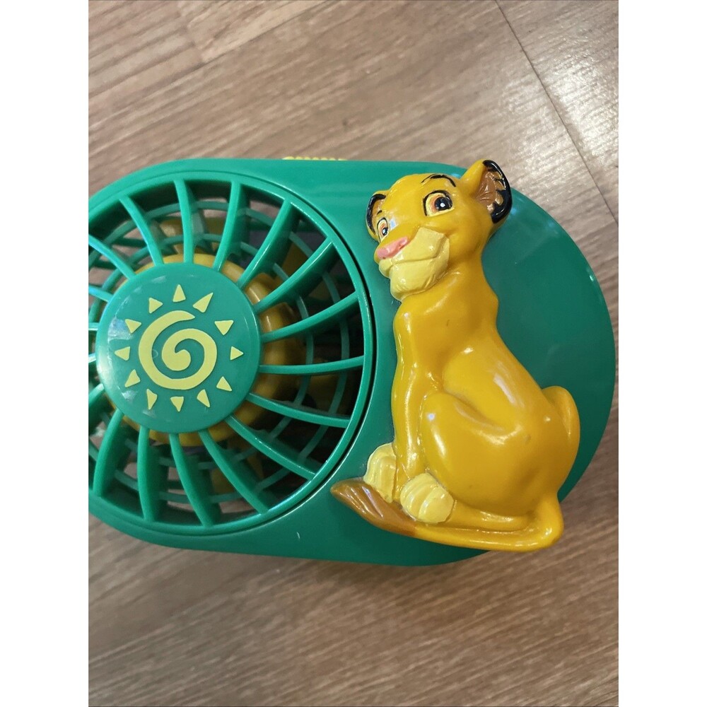 Vintage The Lion King SiMBA Battery Powered Mini Fun Fan by Janex - Picture 2 of 6